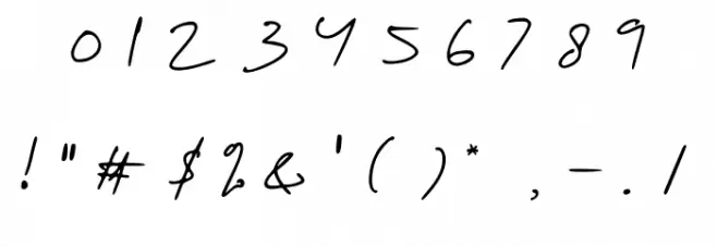 Peacelove Font OTHER CHARS