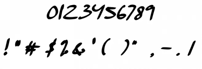 Peacelove Font OTHER CHARS