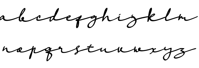 Peacelove Font LOWERCASE