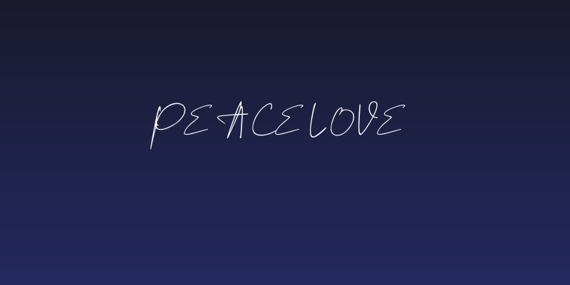 Peacelove Social Header