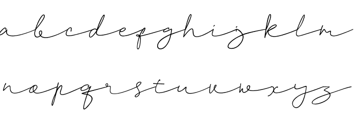 Peacelove Font LOWERCASE