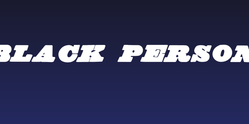 Peacemaker Black PERSONAL USE Italic Social Header
