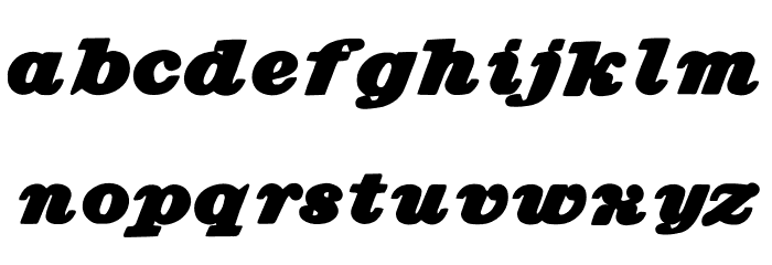 Peacemaker Black PERSONAL USE Italic Font LOWERCASE