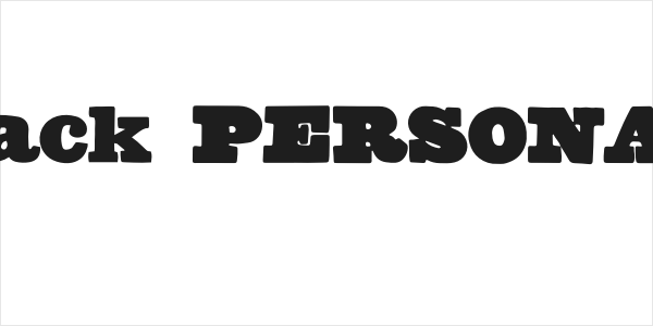 Peacemaker Black PERSONAL USE Regular Logo