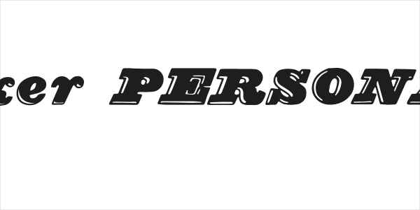 Peacemaker PERSONAL Italic Logo