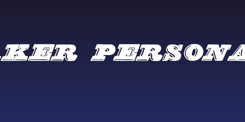 Peacemaker PERSONAL Italic Social Header