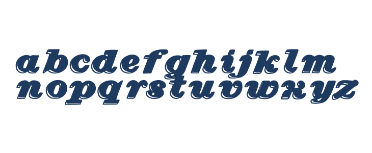 Peacemaker PERSONAL Italic Lowercase