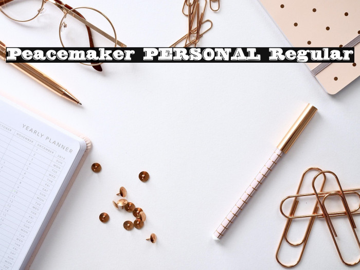 Peacemaker PERSONAL Regular Example 1