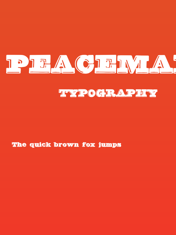 Peacemaker PERSONAL Regular Poster