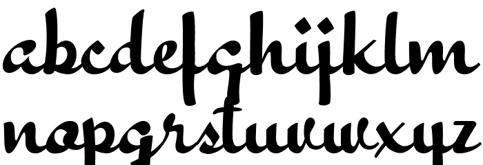 Peacemaker Font LOWERCASE