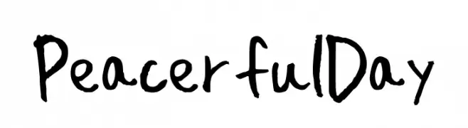 PeacerfulDay  Fuentes Gratis Descargar