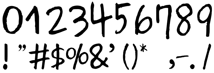 PeacerfulDay Font OTHER CHARS