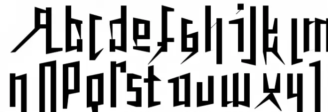 Peacetiqua Шрифта ВЕРХНИЙ