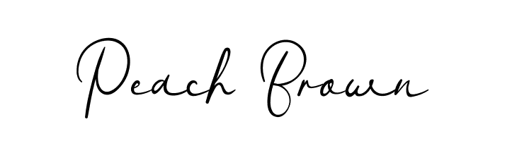 Peach Brown  Descarca Fonturi Gratis