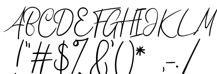 Peach Brown Font OTHER CHARS