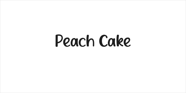 Peach Cake Logo