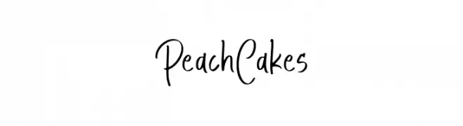 Peach Cakes  Frei Schriftart Herunterladen