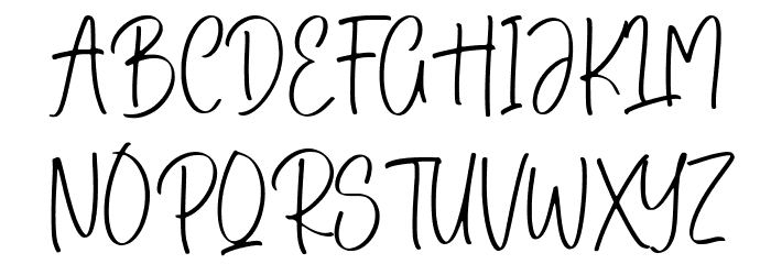 Peach Cakes Font UPPERCASE