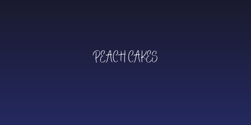 Peach Cakes Social Header