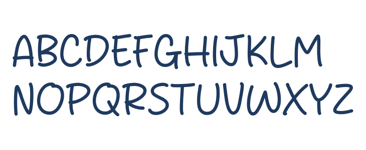 Peach Velvet Uppercase