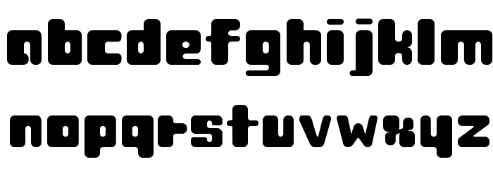 Peach melba Font LOWERCASE