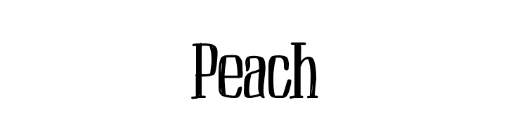 Peach  免费字体下载