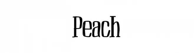 Peach  Скачать бесплатные шрифты