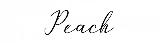 Peach  Frei Schriftart Herunterladen