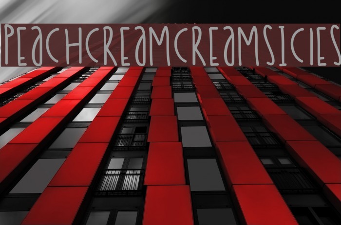 PeachCreamCreamsicles Font examples