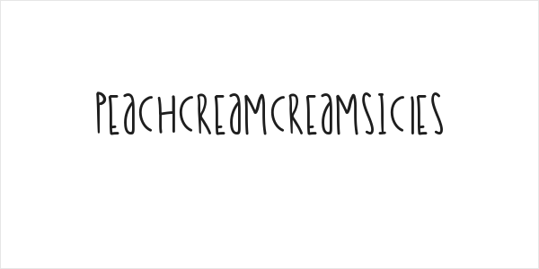 PeachCreamCreamsicles Logo