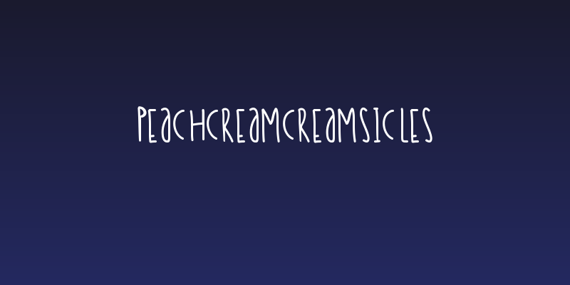PeachCreamCreamsicles Social Header