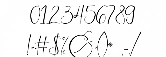 PeachCuties Font OTHER CHARS