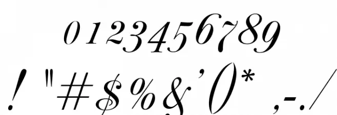 PeachExquisiteOpti-Light Font OTHER CHARS