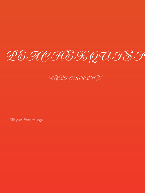 PeachExquisiteOpti-Light Poster