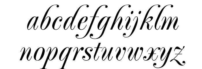 PeachExquisiteOpti-Light Font LOWERCASE