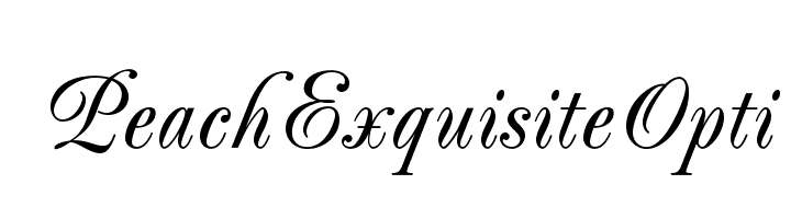 PeachExquisiteOpti  Descarca Fonturi Gratis