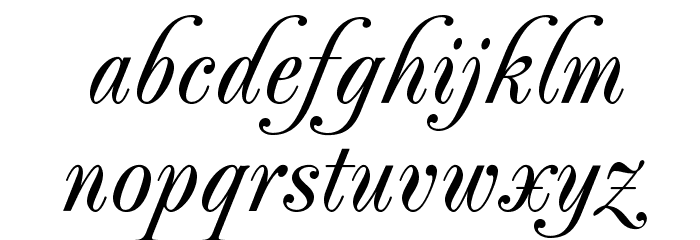 PeachExquisiteOpti Font LOWERCASE