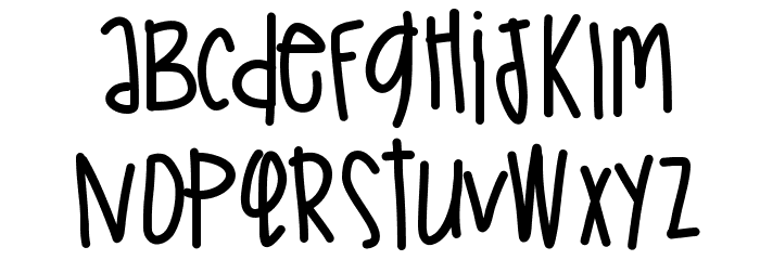 PeachJamz Font LOWERCASE