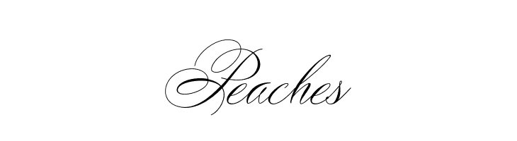 Peaches  Frei Schriftart Herunterladen
