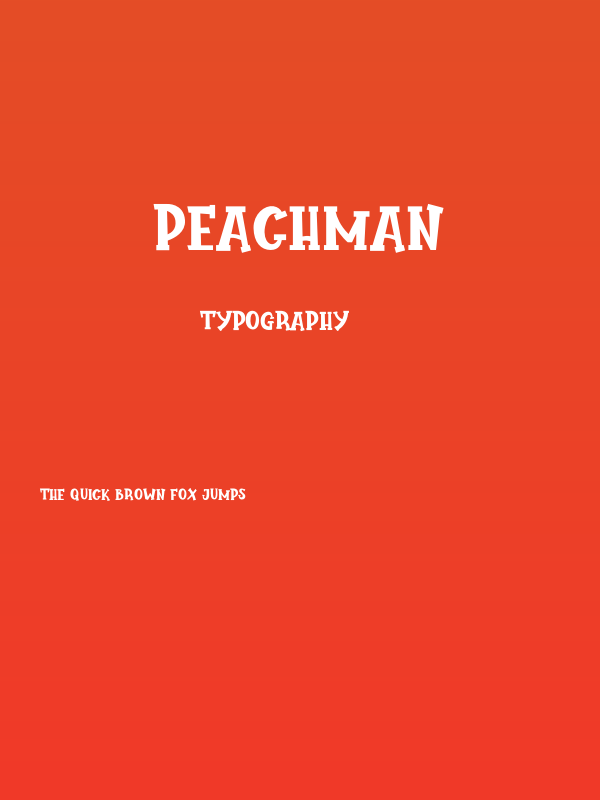 Peachman Poster