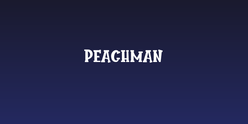 Peachman Social Header