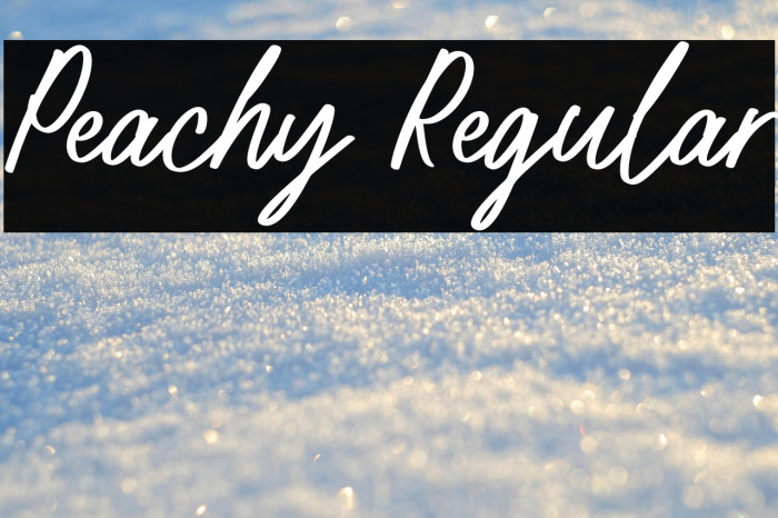 Peachy Regular Example 3