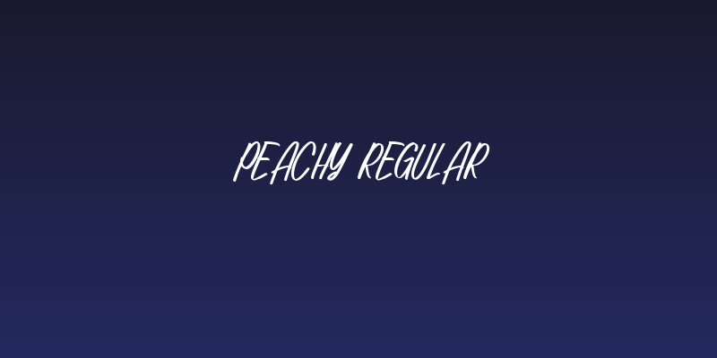Peachy Regular Social Header