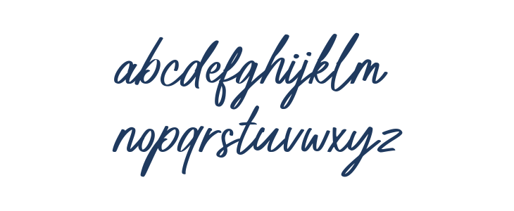 Peachy Regular Lowercase