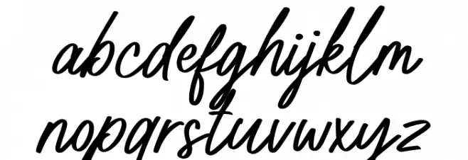 Peachy Regular Fonte MINÚSCULAS