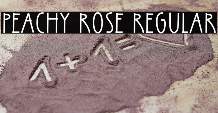 Peachy Rose Regular Example 3