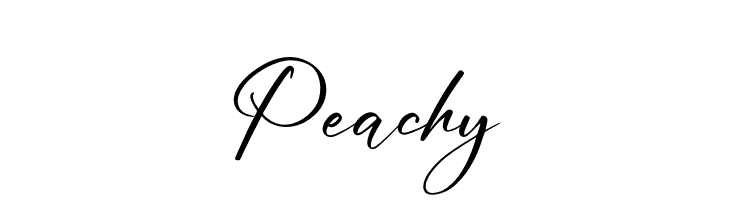 Peachy  Скачать бесплатные шрифты