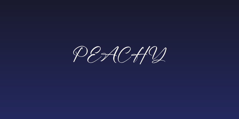 Peachy Social Header