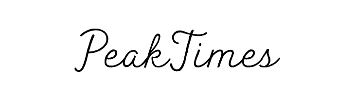 Peak Times  Free Fonts Download