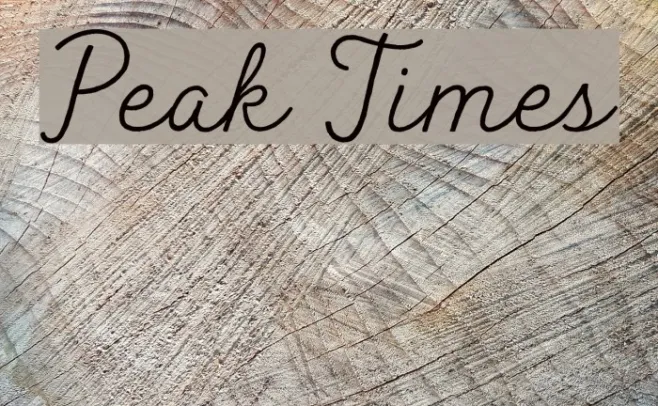 Peak Times Example 3